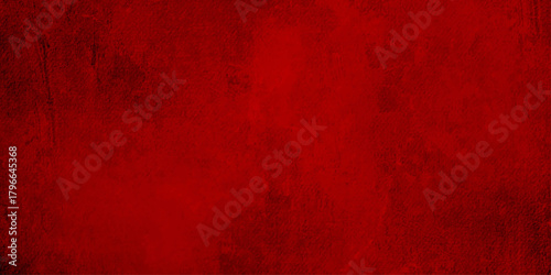 Deep crimson red fading into intense black with a dramatic vignette effect Perfect for use as an overlay background.