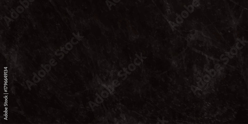 Abstract grunge wall design on distress wall  ark wide panorama picture black wall texture.