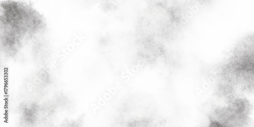Abstract black and white watercolor background subtle smoke texture dreamy gray ink cloud wash on bright paper surface monochrome effect.