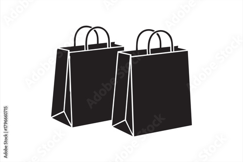 Simple merchandise packaging symbol for shopping and consumer goods