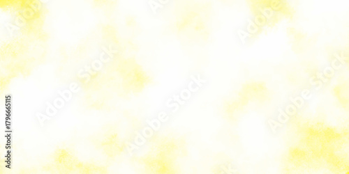 Abstract yellow watercolor background subtle smoke texture dreamy lemon ink cloud wash on white paper surface vibrant sunlight effect.