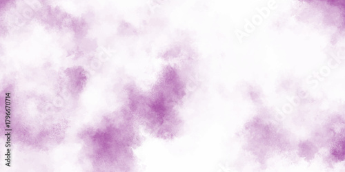 purple texture with white polished clouds, abstract soft purple watercolor or chalk powder texture background the texture has an airy, ethereal, and smoky quality.	