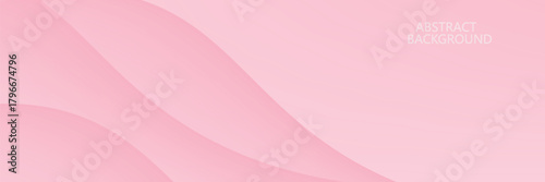 Abstract colorful pink curve background, pink beauty dynamic wallpaper with wave shapes. Template banner background for beauty products, sales, ads, pages, events, web, and others