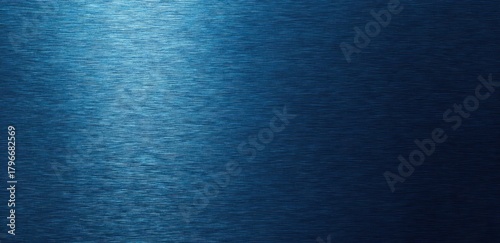 Deep blue, brushed metal texture with subtle horizontal streaks and light reflection