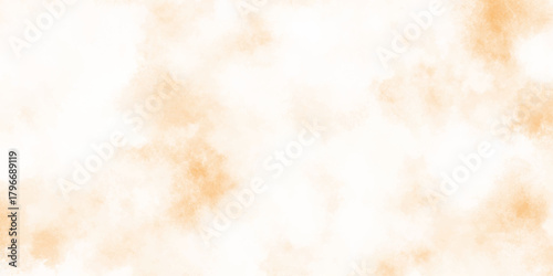 Abstract orange watercolor and pastel smudge background with soft white center and and warm background featuring a watercolor or pastel smudge effect.