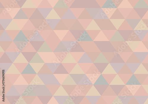 Geometric Triangle Pattern in Pastel Shades for Modern Design