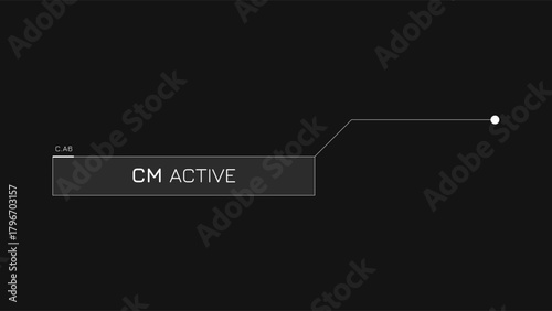 Hud Callout Frame Lines For Digital Dashboard Readout