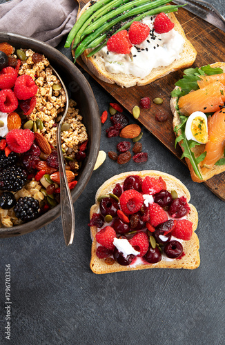 Healthy eating. Vegetarian food concept.