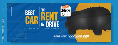 Reliable Car Rentals Promotion Design Set (Cover, Post, Flyer)
Modern Vehicle Rental Advertising Templates with 35% Off Offer.
Spend Less Explore More, Car Rental Marketing Kit
Luxury Red Sports Car.