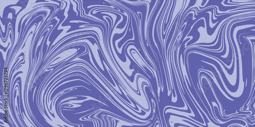 Vibrant blue abstract marble pattern with smooth flowing swirls creates a modern artistic background. This fluid texture adds stylish movement to any design project. Perfect for digital art, print.