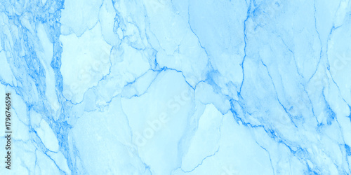 Soft blue marble quartz stone texture background with turquoise and cyan veins and light white areas, elegant natural pattern.	