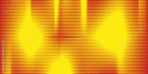 Dynamic motion burst with pop art energy. Vibrant red and yellow speed lines radiate from center, creating explosive comic book effect. Great for banners, posters and backgrounds.