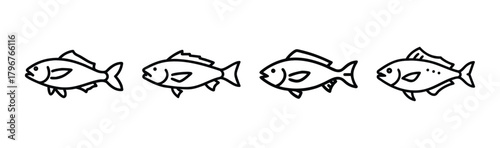 Tilefish illustration vector graphic scalable animal sea ocean marine life