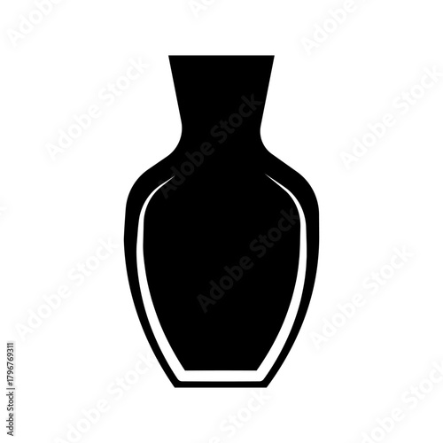 antique jar icon vector icon