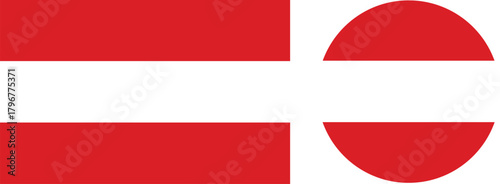 Austria national flag. Flag of Austria. Austria National flag vector.