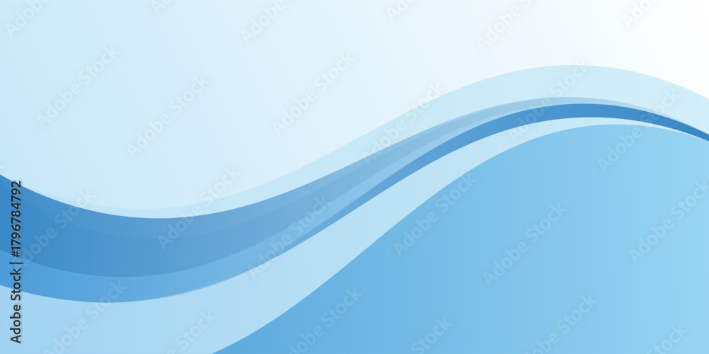 Fototapeta premium Abstract blue waves background. Vector Illustration. modern concept. modern wave