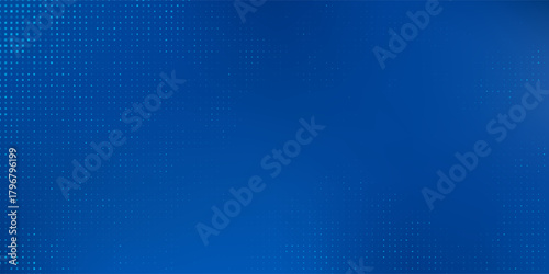 Abstract digital blue square particles background for business, finance, research, tech and science