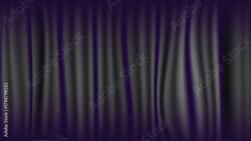 Black stage theatre curtain background with copy space