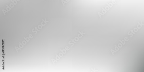 Silver background with metal mirror texture. Chrome gradient surface with simple abstract light ball.