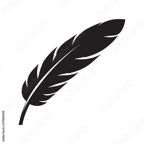 Diamond Framed Quill Pen Logo Showing Precision Clarity and Timeless Writing Craft