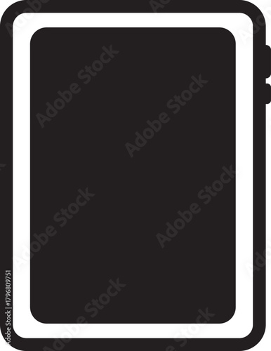 タブレット端末のフラットアイコン