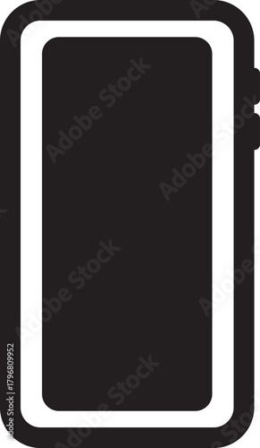 携帯電話のフラットアイコン