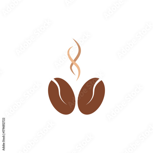 coffe icon vector illustration template design logo