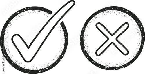 black and white stamp