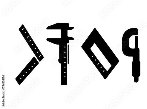 Measuring tools used in engineering and construction for precision and accuracy in various projects