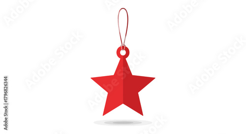 Snowflake Icon Vector Graphics - Blue Winter Element