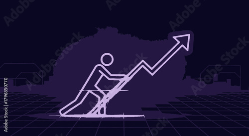 Climbing Towards Success A Symbolic Depiction of Growth and Achievement