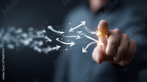 advisor showing switching path arrows on chart