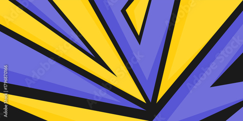 abstract sport background yellow, blue color with geometric shape patterns, suitable for gaming, racing, sports, e-sports themes