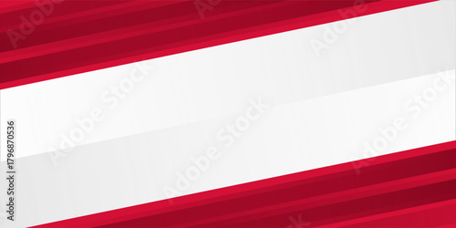 Bold Red and White Abstract Corporate Background