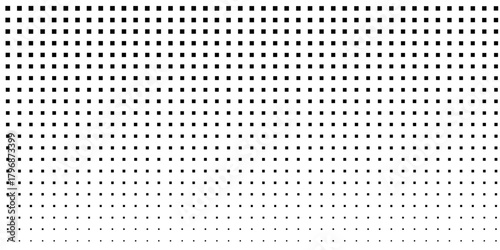 Pixel mosaic. Pixelated pattern, dispersion grayscale background. Modern