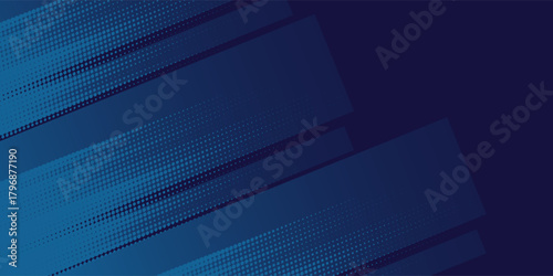 Dot blue wavy halftone background. Dot pop art sport style modern