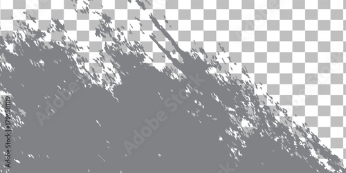 Top black Torn white paper with shadow. modern