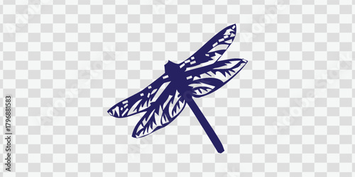 Dragonfly Sewing needle or plastic push pins tacks for paper animals