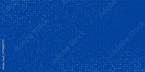 Modern Dotted Blue Tech Finance Fintech Background Abstract Pixel Pattern Art Modern