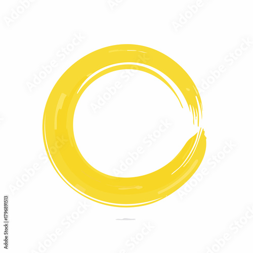 Yellow underline mark with hand drawn marker stroke and sketch brush texture.