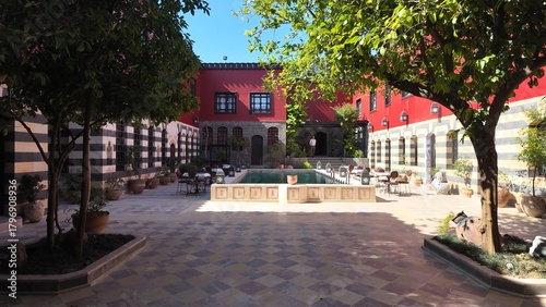 Fotografía A charming view of the Talisman Hotel in Old Damascus, located in the historic Jewish Quarter