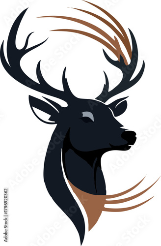 deer head vector