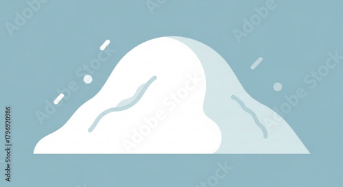 Winter snowdrift illustration vector design for winter season and holiday background with snowflakes design