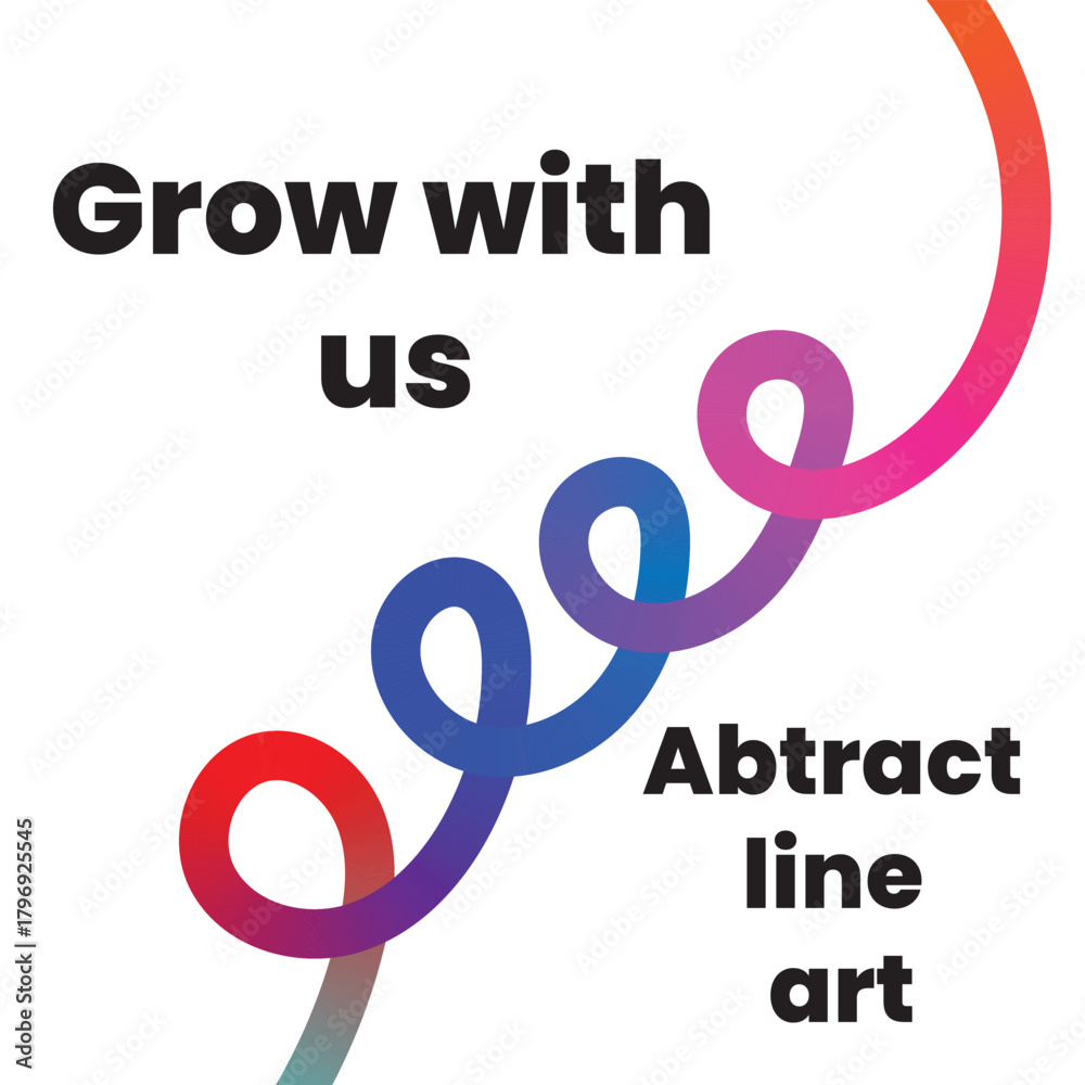 Fototapeta premium Grow with us