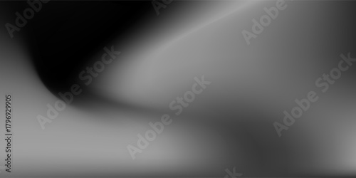 mesh  with metal mirror texture. Chrome gradient surface with black texture modern simple nice