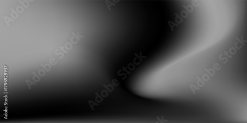 mesh  with metal mirror texture. Chrome gradient surface with black texture modern simple