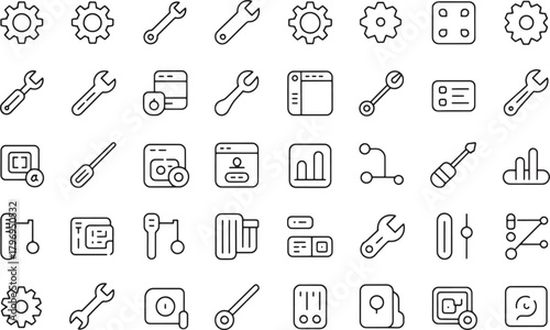 Setting & Setup icon set