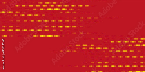 Dynamic motion burst with pop art energy. Vibrant red and yellow speed lines radiate from center, creating explosive comic book effect. Great for banners, posters and backgrounds.