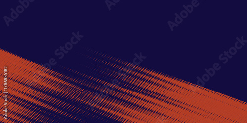 Vector abstract background with dynamic orange waves, lines and particles. Eps10