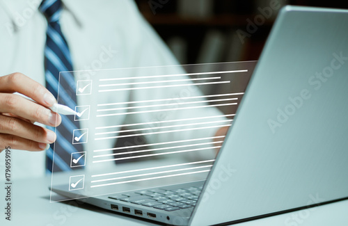 A business leverage online surveys and digital tools to gather insights, Document Management Checking System. Enhance business efficiency.